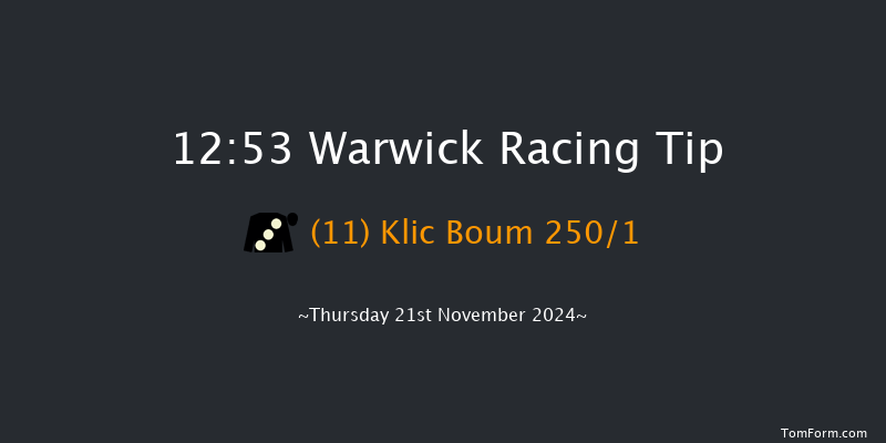 Warwick  12:53 Maiden Hurdle (Class 4) 16f Wed 20th Nov 2024