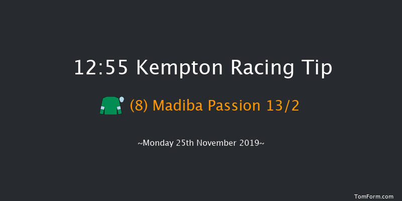 Kempton 12:55 Maiden Hurdle (Class 4) 16f Wed 20th Nov 2019