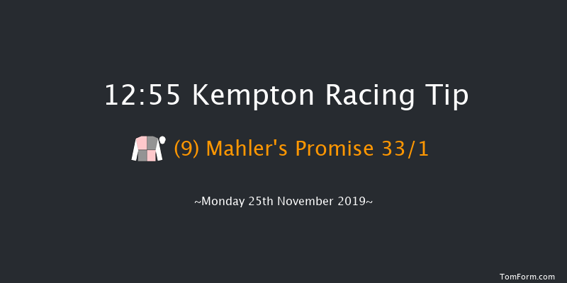 Kempton 12:55 Maiden Hurdle (Class 4) 16f Wed 20th Nov 2019