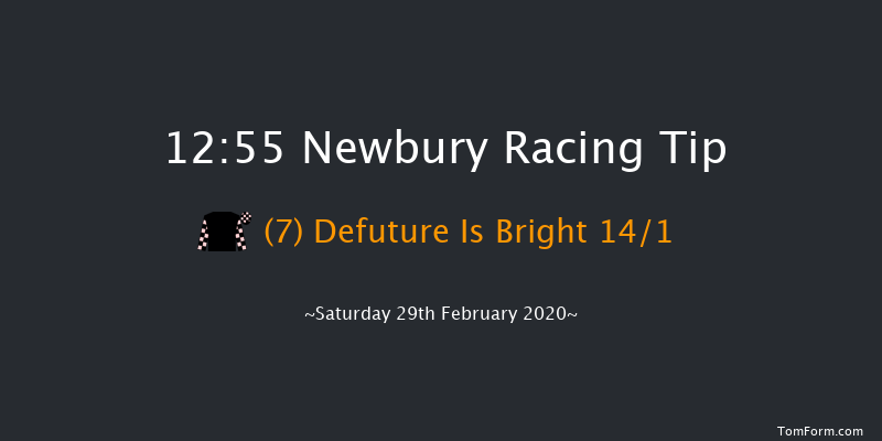 MansionBet Best Odds Guaranteed Novices' Handicap Hurdle (Div 1) Newbury 12:55 Handicap Hurdle (Class 4) 16f Fri 28th Feb 2020
