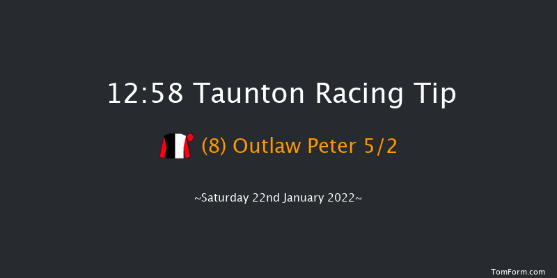Taunton 12:58 Maiden Hurdle (Class 4) 19f Mon 10th Jan 2022