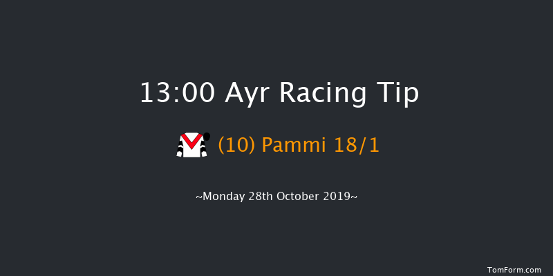 Ayr 13:00 Maiden Hurdle (Class 5) 20f Tue 1st Oct 2019