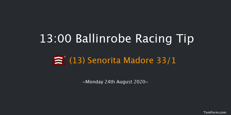 Adare Manor Opportunity Maiden Hurdle Ballinrobe 13:00 Maiden Hurdle 17f Mon 10th Aug 2020
