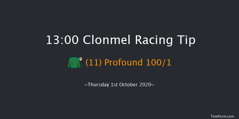 Kilmore Maiden Hurdle Clonmel 13:00 Maiden Hurdle 16f Thu 3rd Sep 2020