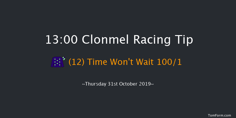 Clonmel 13:00 Maiden Hurdle 20f Thu 3rd Oct 2019