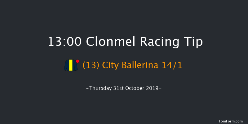 Clonmel 13:00 Maiden Hurdle 20f Thu 3rd Oct 2019