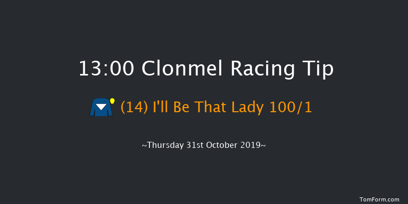 Clonmel 13:00 Maiden Hurdle 20f Thu 3rd Oct 2019