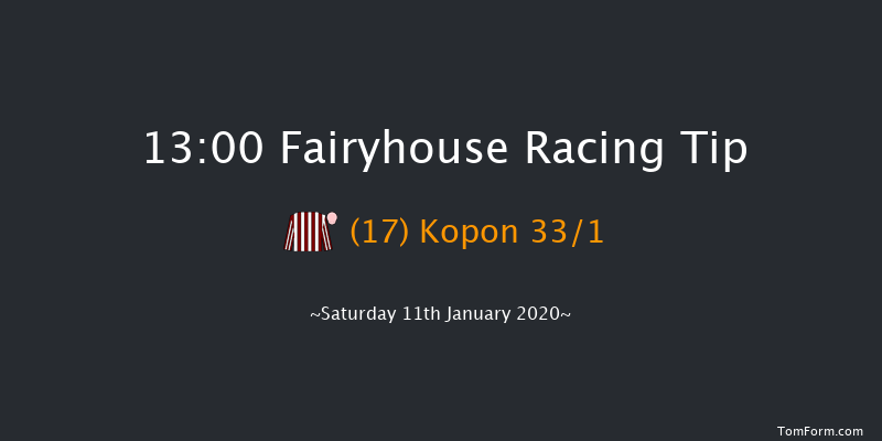 Fairyhouse 13:00 Maiden Hurdle 18f Wed 1st Jan 2020