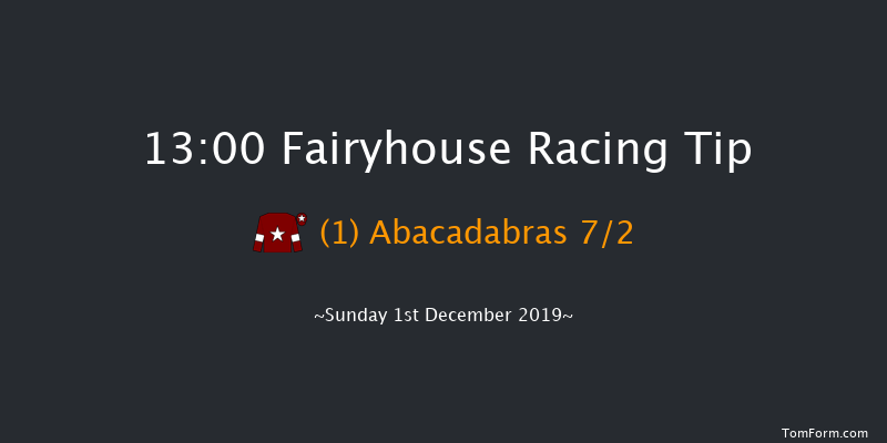 Fairyhouse 13:00 Maiden Hurdle 16f Sat 30th Nov 2019