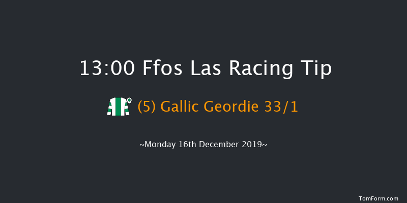 Ffos Las 13:00 Maiden Hurdle (Class 4) 16f Thu 28th Nov 2019
