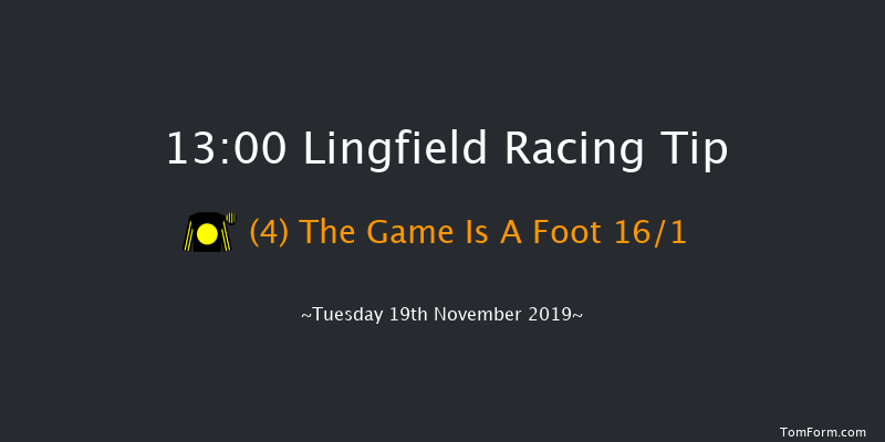 Lingfield 13:00 Handicap Hurdle (Class 4) 16f Sat 16th Nov 2019
