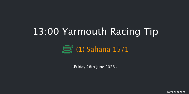 Yarmouth 13-00 (Class 5) 6f Thu 18th Jun 2026