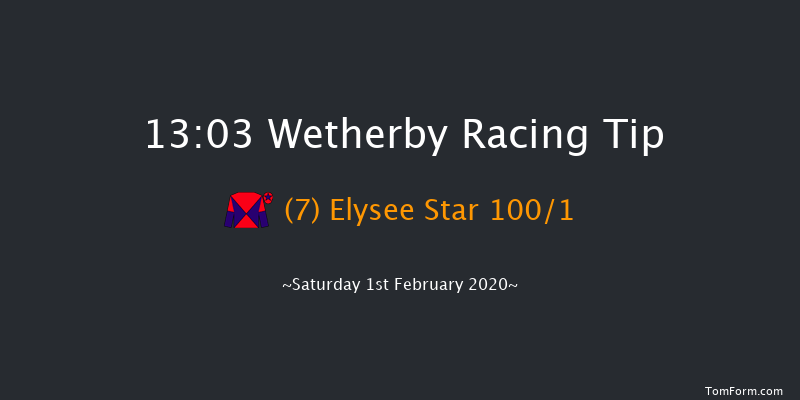Wetherby 13:03 Novices Hurdle (Class 4) 16f Thu 23rd Jan 2020