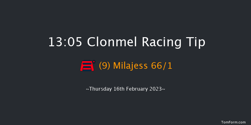 Clonmel 13:05 Maiden Hurdle 19f Tue 17th Jan 2023