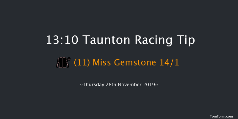 Taunton 13:10 Maiden Hurdle (Class 4) 16f Thu 14th Nov 2019