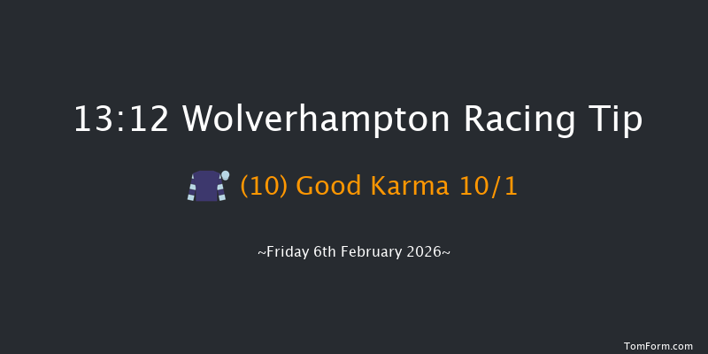 Wolverhampton 13-12 (Class 6) 6f Tue 3rd Feb 2026