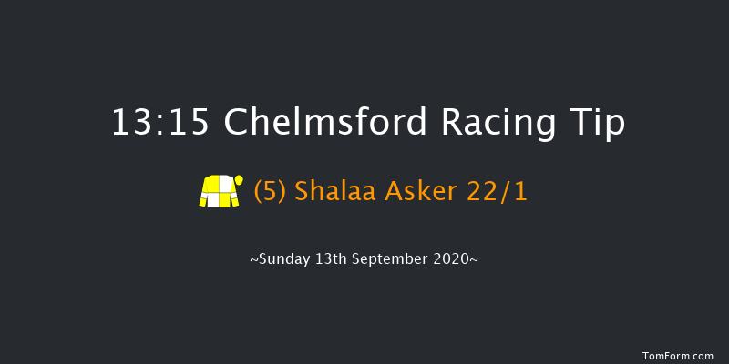 tote Placepot Your First Bet EBF Novice Stakes Chelmsford 13:15 Stakes (Class 5) 5f Thu 10th Sep 2020