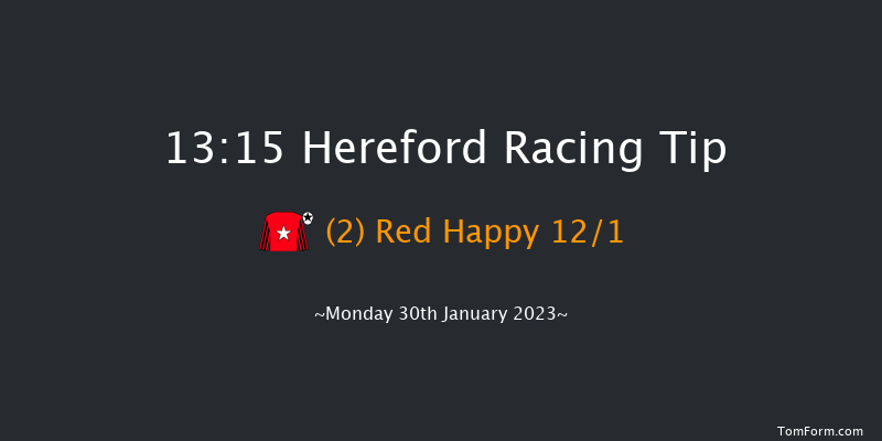 Hereford 13:15 Novices Hurdle (Class 4) 22f Mon 16th Jan 2023