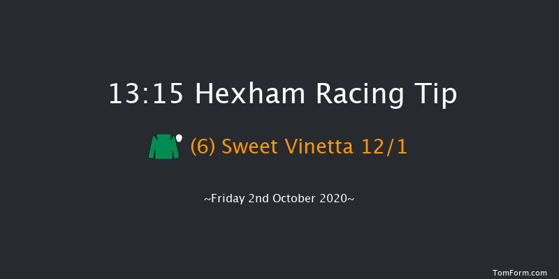 carpetgallop.co.uk Mares' Handicap Hurdle Hexham 13:15 Handicap Hurdle (Class 4) 20f Tue 15th Sep 2020