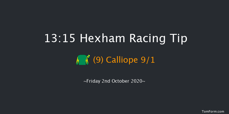 carpetgallop.co.uk Mares' Handicap Hurdle Hexham 13:15 Handicap Hurdle (Class 4) 20f Tue 15th Sep 2020