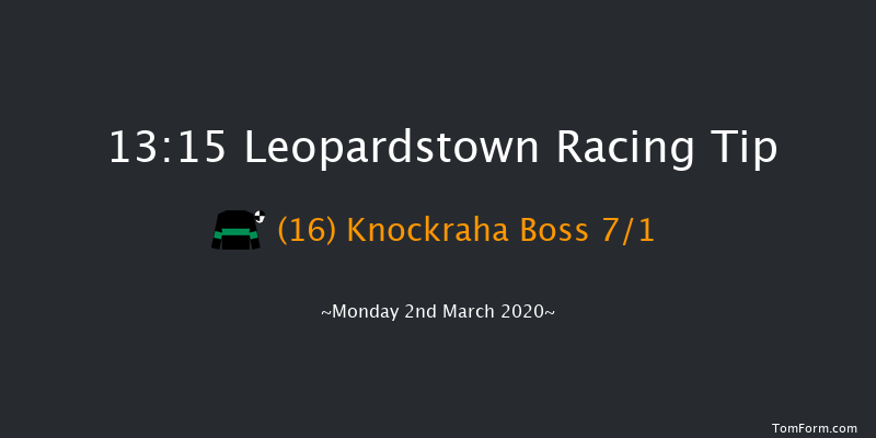 Kids Go Racing Handicap Hurdle (80-109) Leopardstown 13:15 Handicap Hurdle 16f Sun 1st Mar 2020