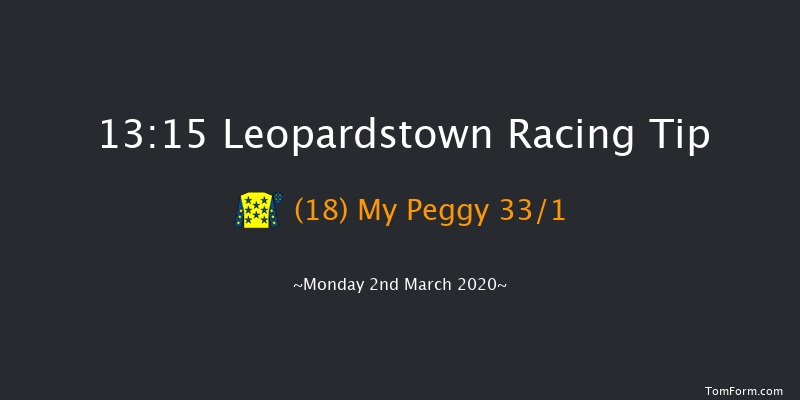 Kids Go Racing Handicap Hurdle (80-109) Leopardstown 13:15 Handicap Hurdle 16f Sun 1st Mar 2020