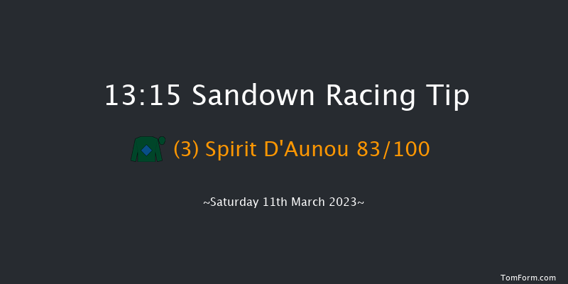 Sandown 13:15 Handicap Hurdle (Class 3) 16f Tue 7th Mar 2023