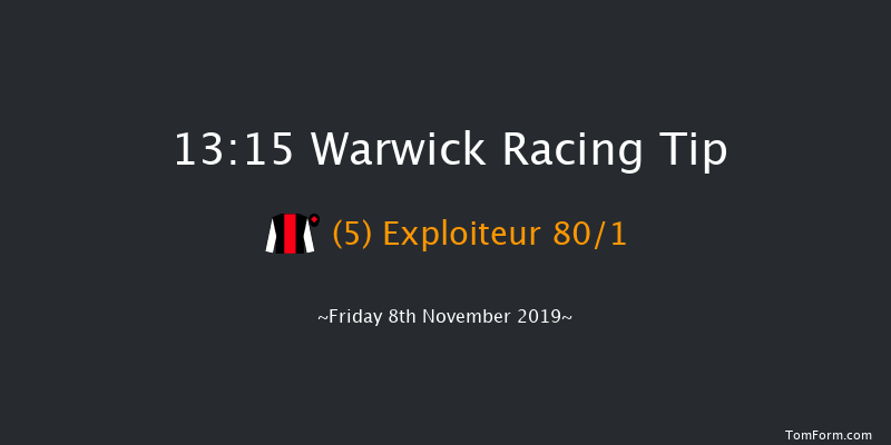 Warwick 13:15 Maiden Hurdle (Class 4) 19f Thu 3rd Oct 2019