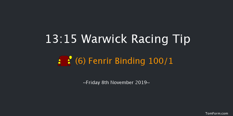 Warwick 13:15 Maiden Hurdle (Class 4) 19f Thu 3rd Oct 2019