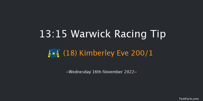 Warwick 13:15 Maiden Hurdle (Class 4) 16f Tue 1st Nov 2022