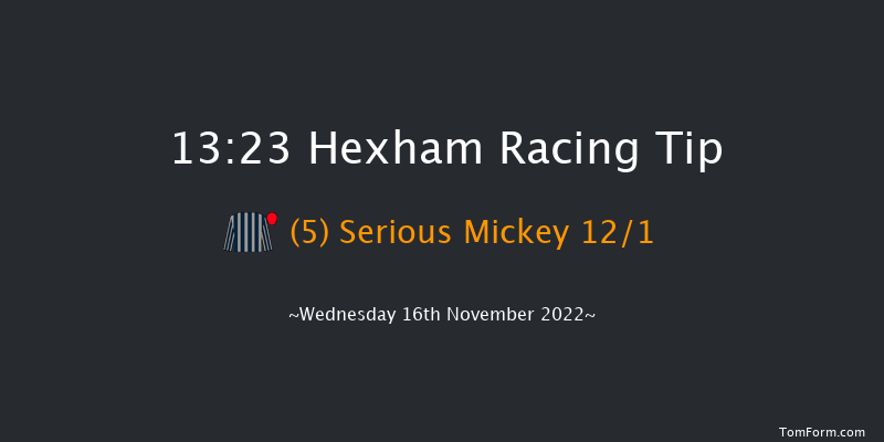Hexham 13:23 Maiden Hurdle (Class 4) 16f Fri 4th Nov 2022