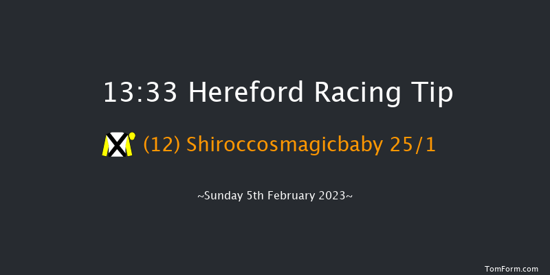 Hereford 13:33 Maiden Hurdle (Class 4) 
20f Mon 30th Jan 2023