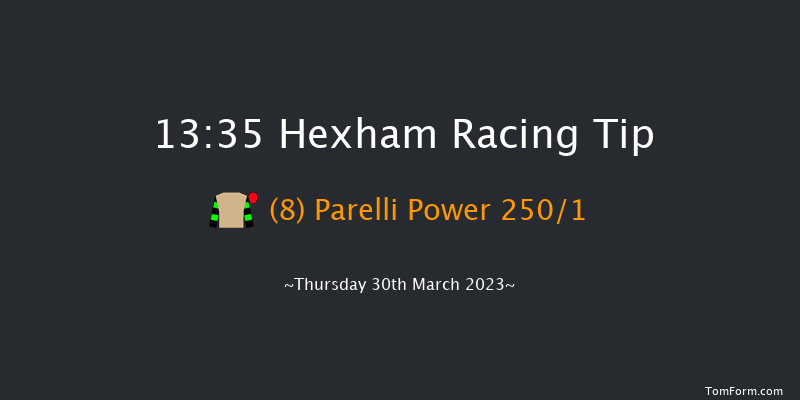 Hexham 13:35 Maiden Hurdle (Class 4) 20f Tue 28th Mar 2023