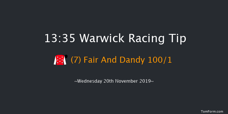 Warwick 13:35 Maiden Hurdle (Class 4) 21f Fri 8th Nov 2019