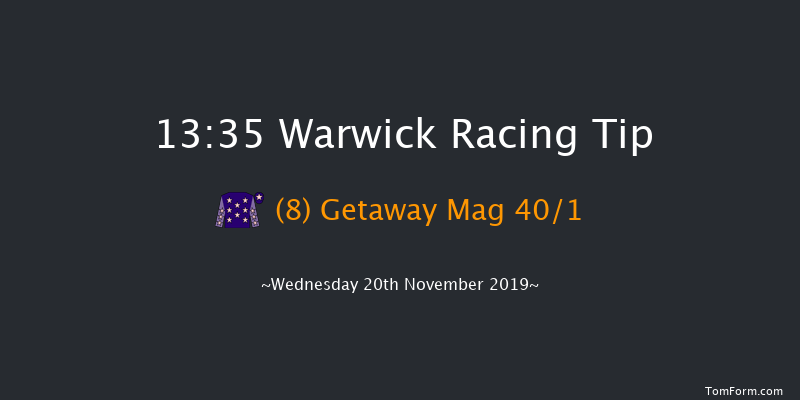 Warwick 13:35 Maiden Hurdle (Class 4) 21f Fri 8th Nov 2019