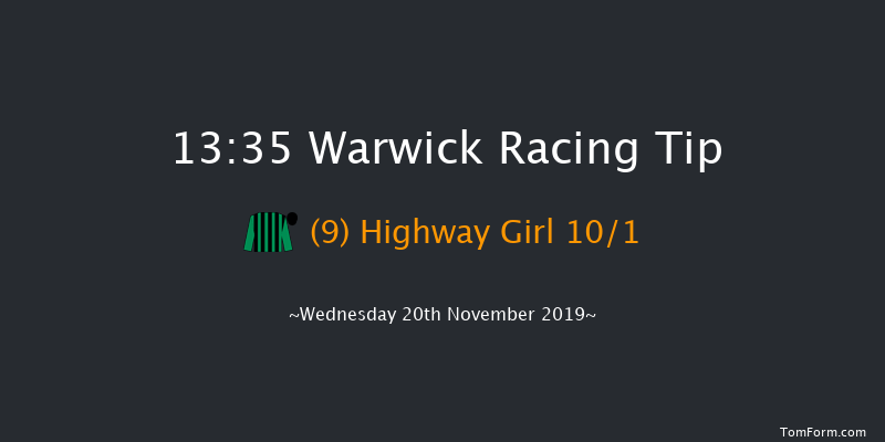 Warwick 13:35 Maiden Hurdle (Class 4) 21f Fri 8th Nov 2019