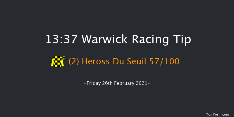 South West Syndicate Juvenile Hurdle (GBB Race) Warwick 13:37 Conditions Hurdle (Class 4) 16f Mon 15th Feb 2021