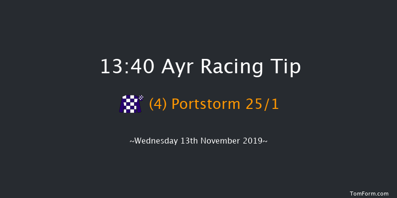 Ayr 13:40 Maiden Hurdle (Class 5) 20f Sat 2nd Nov 2019