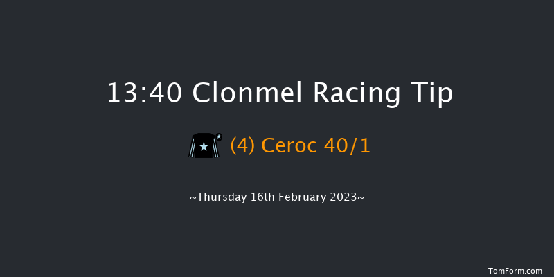 Clonmel 13:40 Maiden Hurdle 16f Tue 17th Jan 2023