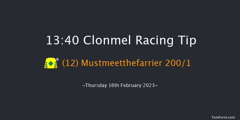 Clonmel 13:40 Maiden Hurdle 16f Tue 17th Jan 2023