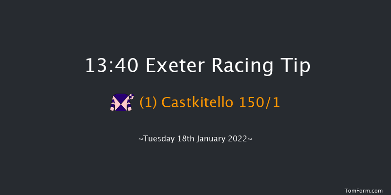 Exeter 13:40 Maiden Hurdle (Class 4) 23f Tue 11th Jan 2022