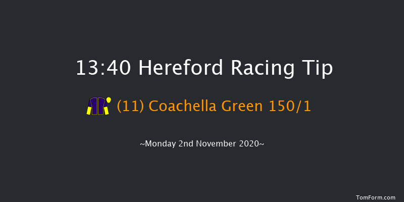 StarSports.bet Owner's Club 20K Guarantee Novices' Hurdle (GBB Race) (Div 1) Hereford 13:40 Novices Hurdle (Class 4) 16f Wed 21st Oct 2020