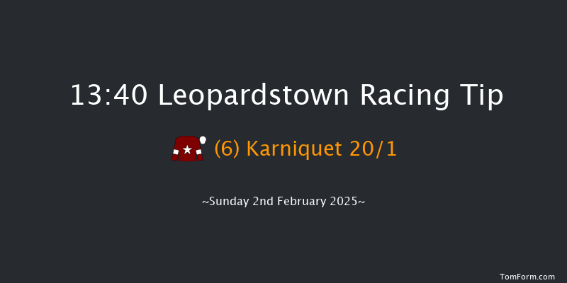 Leopardstown  13:40 Maiden Hurdle 16f Sat 1st Feb 2025