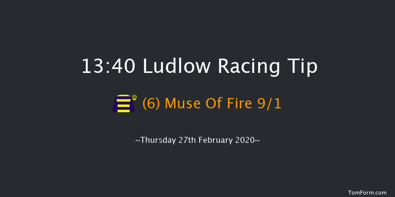 Perrott Properties Novices' Hurdle Ludlow 13:40 Maiden Hurdle (Class 4) 16f Wed 19th Feb 2020