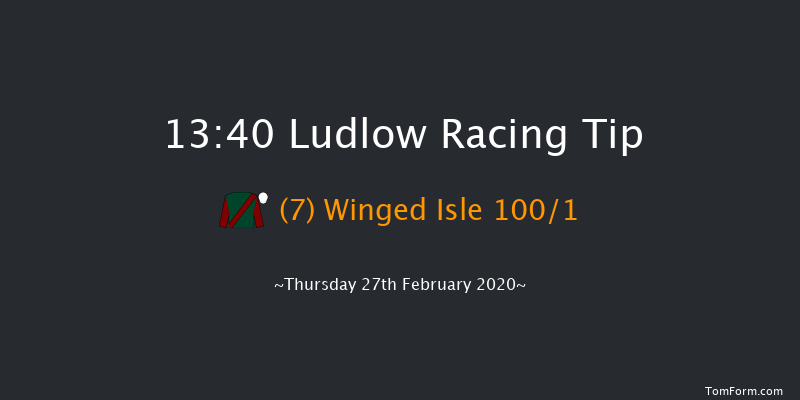 Perrott Properties Novices' Hurdle Ludlow 13:40 Maiden Hurdle (Class 4) 16f Wed 19th Feb 2020
