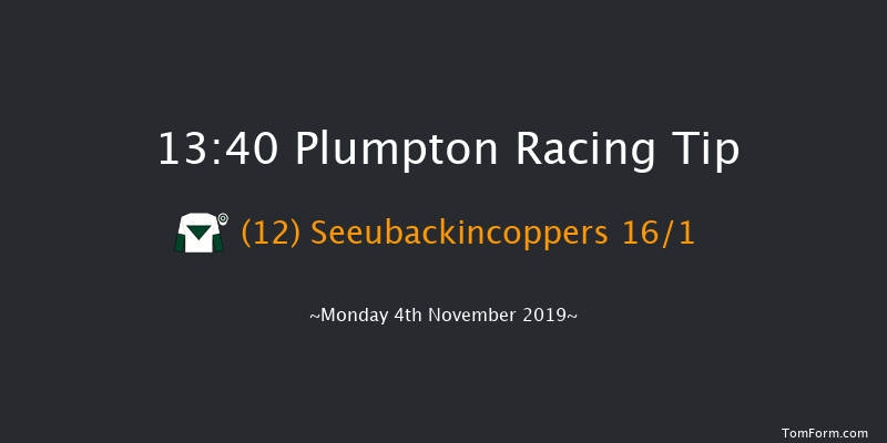 Plumpton 13:40 Novices Hurdle (Class 4) 20f Mon 21st Oct 2019