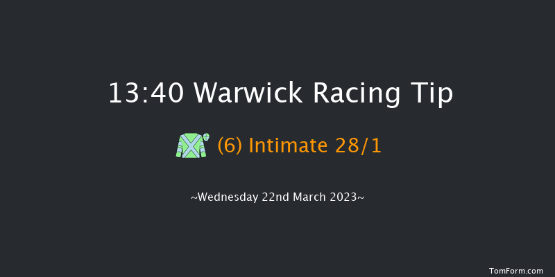 Warwick 13:40 Maiden Hurdle (Class 4) 16f Sun 12th Mar 2023