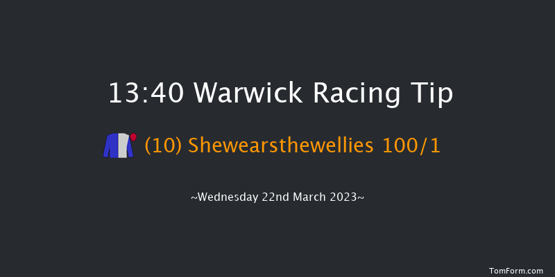 Warwick 13:40 Maiden Hurdle (Class 4) 16f Sun 12th Mar 2023