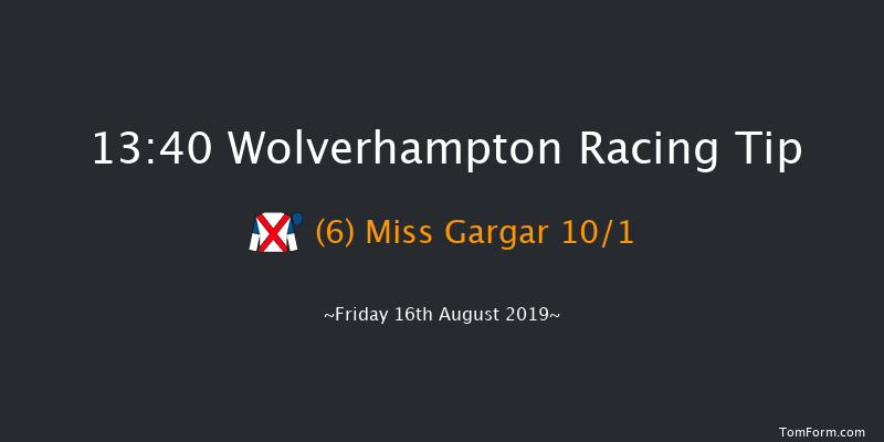 Wolverhampton 13:40 Handicap (Class 6) 6f Mon 12th Aug 2019