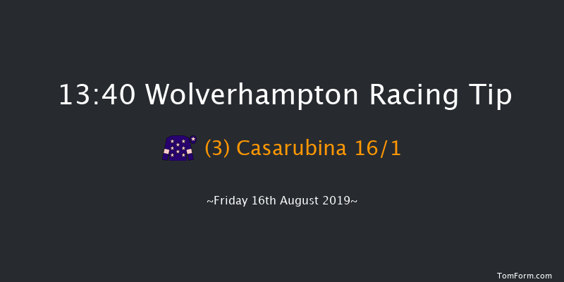 Wolverhampton 13:40 Handicap (Class 6) 6f Mon 12th Aug 2019